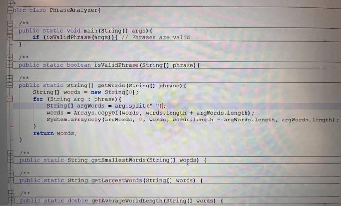 JAVAIn this method I need to seperate input from command line arguments