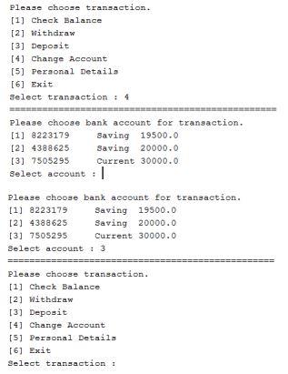 phone number. Account Holder can have multiple SavingAccount and CurrentAccount. SavingAccount has