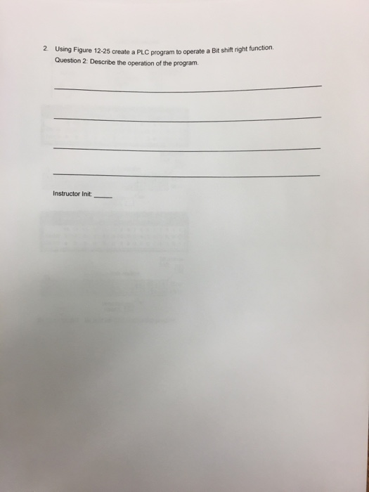 Setup and Resources operation of shift registers. . Student computer . RSLogix