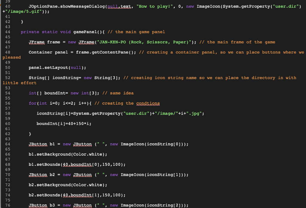 as requested. 2. need to add the image of the rock paper