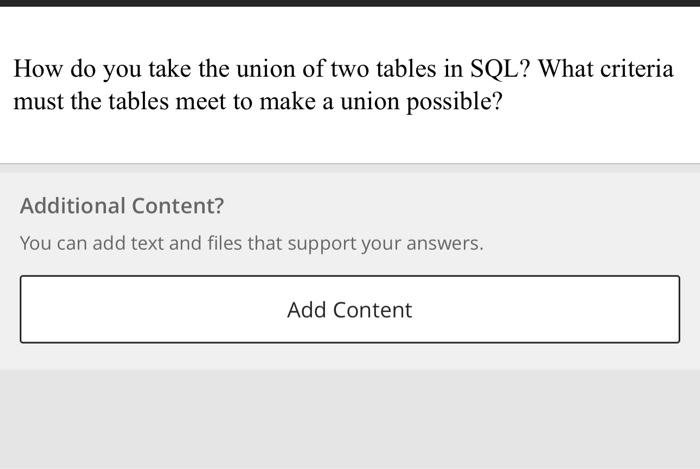 and files that support your answers. What is a sub-query? when is