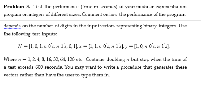 Write your programs using C++ In this assignment you must not use
