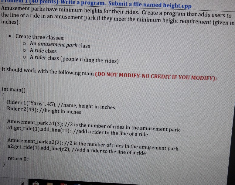 write a program in c++ U0IEH 1 140 points)-Write a program. Submit