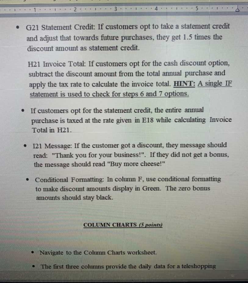 most students struggle with these formulas. . Examine the Assignment details worksheet