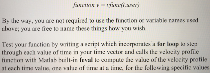 particular projectile v as a function of time t. In this problem,