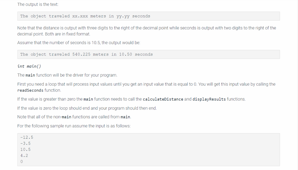 just need the code. C++ requirements You are not allowed to use