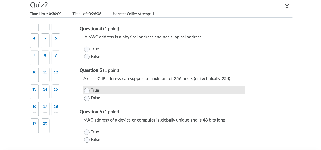 Transport layer can talk to physical layers without going through other layers.
