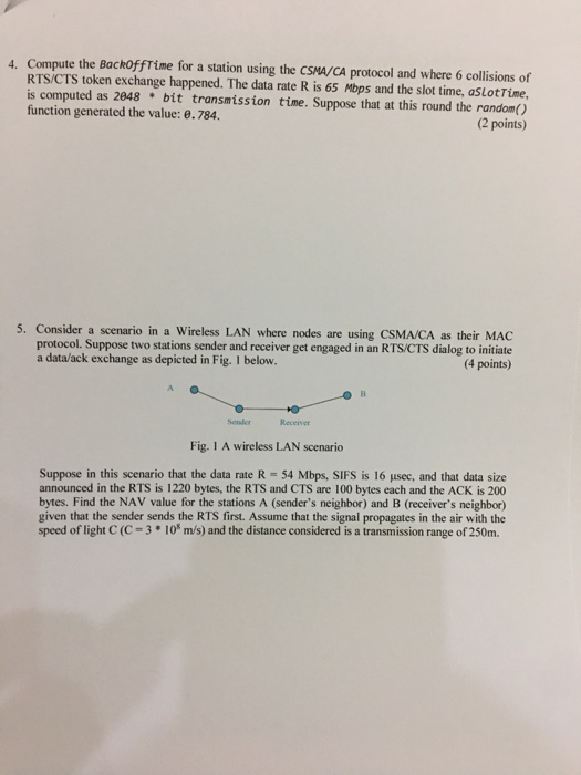 answer: 3. What is the bit transmission time if there are 8