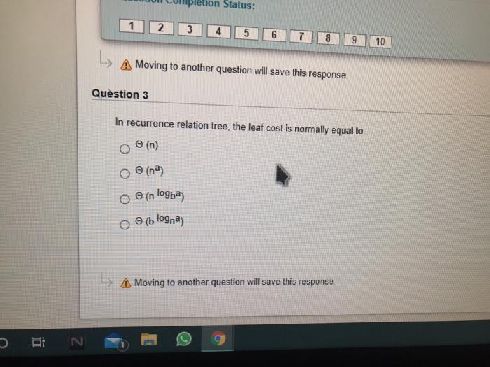 Material:Design and Analysis of Algorithm Topic: Solving Recurrences ion Status: 2