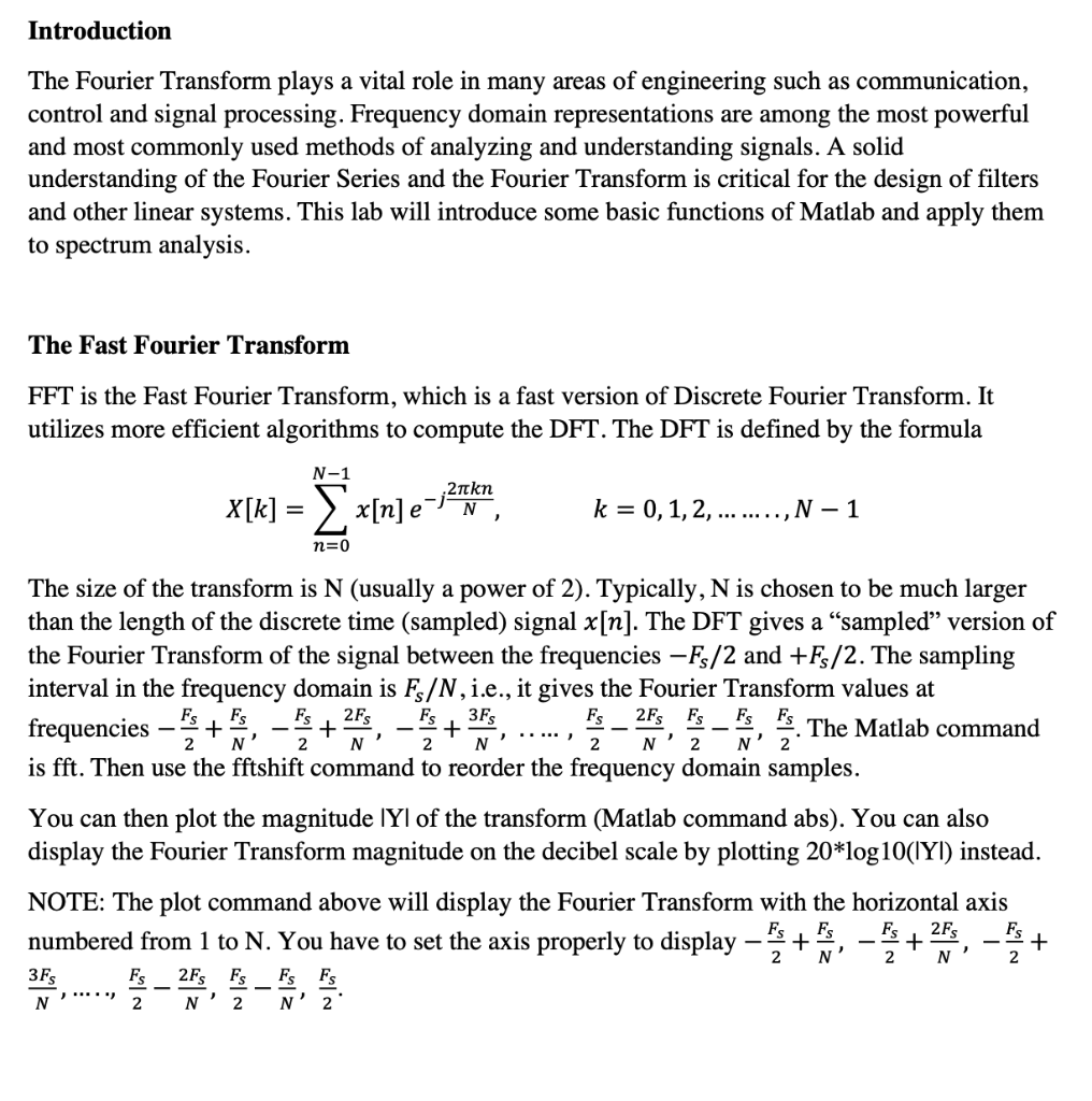 Use MATLAB, answer questions 1-3 and include plots. Read instructions and include