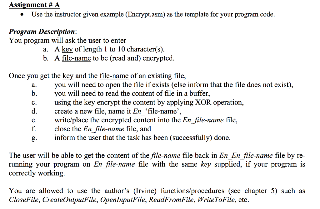 MASM Assembly Assignment Textbook: Assembly Language for x86 Processors, 7th edition, Kip
