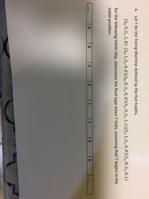  Please make the left most 0 at initial state per requirement