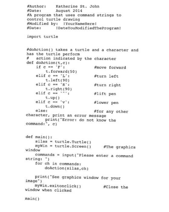 this assignmnent takes a string as input and uses that string to