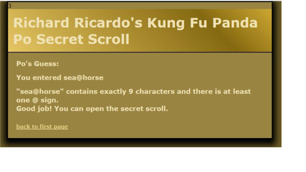 examples shown below. (3 points) Create your page(s) using s Kung Fu