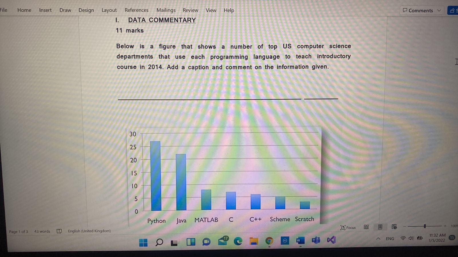  File Home Insert Draw View Help Comments Design Layout References Mailings