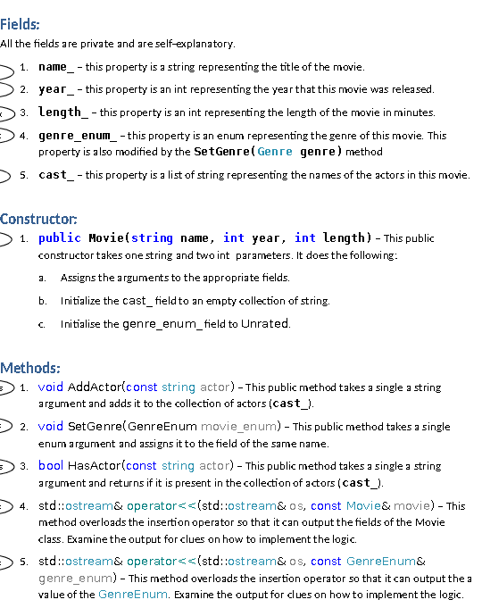 of the day and the day of the week. You should define