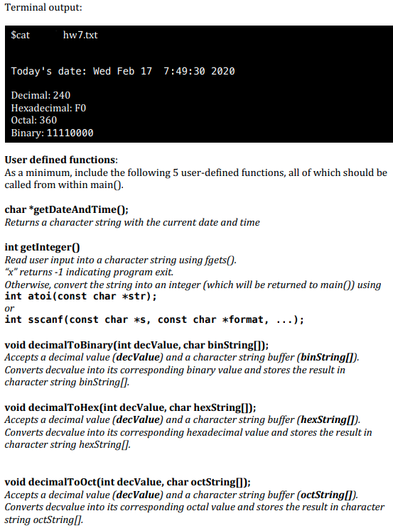 that prompts the user for their name, followed by a prompt for