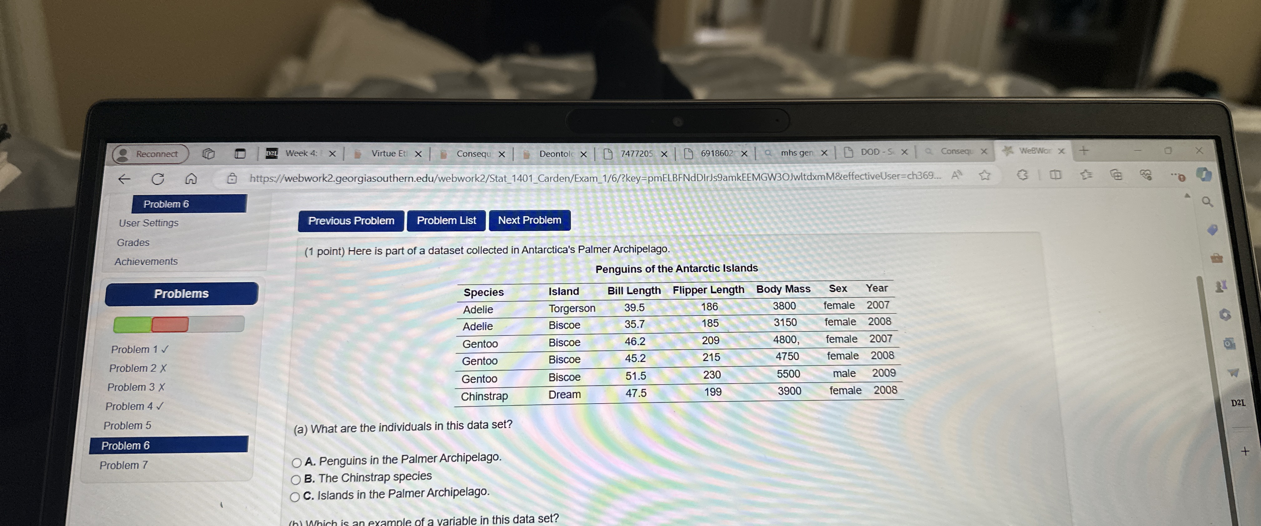  Problem 6 User Settings Grades Achievements Problems Problem 1 Problem 2x