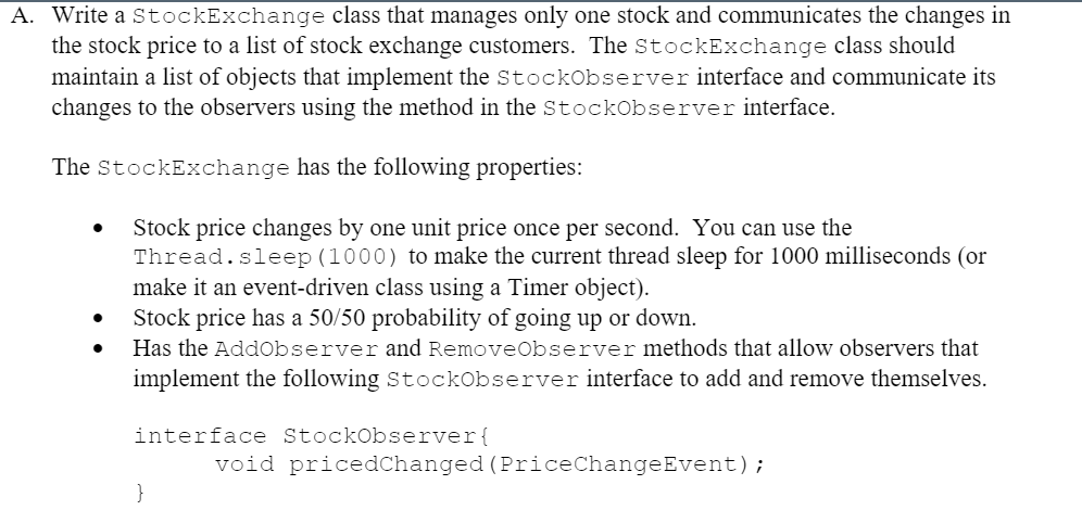  JAVA) Please Solve this Question. Also I need output too. Thank