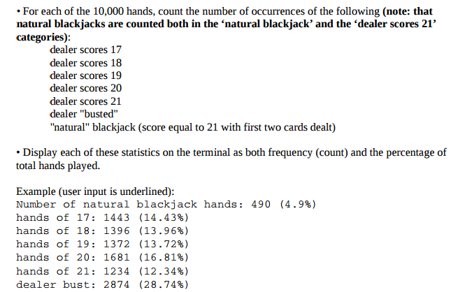 an important algorithm to "shuffle" the simulated card deck. Part 1: Create