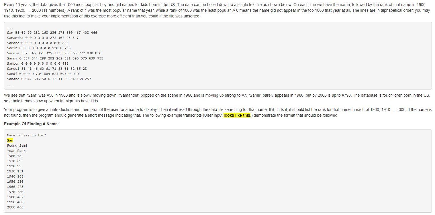 code so far in c#: public class SSA { public void Search()