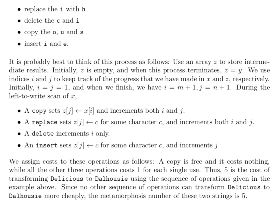 two strings [1 and y1n Your task is to determine the least