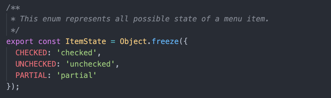 /** * This class represents a menu item in a tree menu.