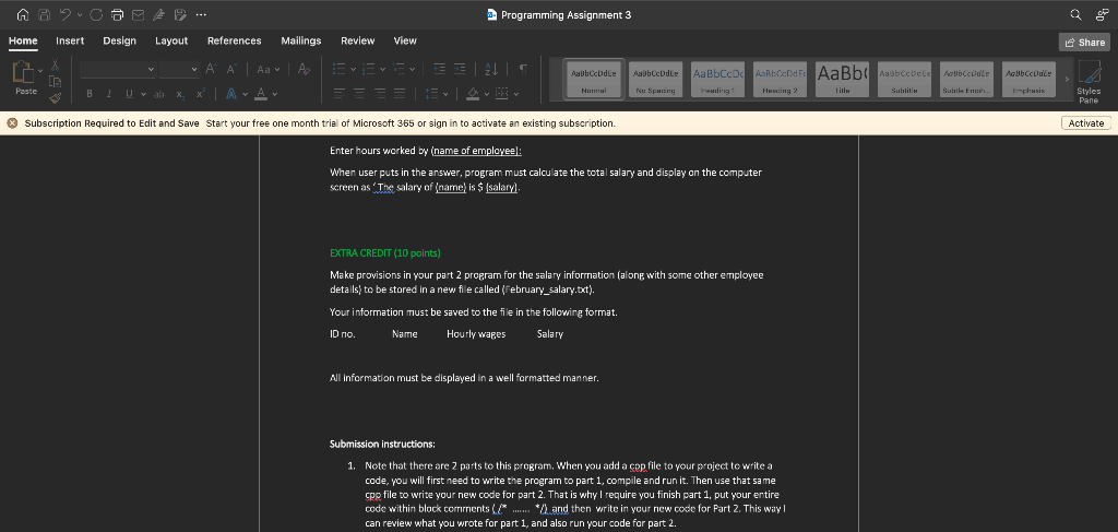 enter the following information about your company's five employees and writes the
