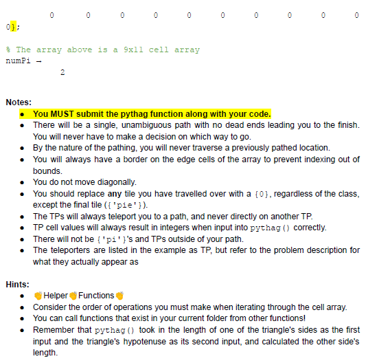 2. (double) the number of pi's you ate along the way Topics: