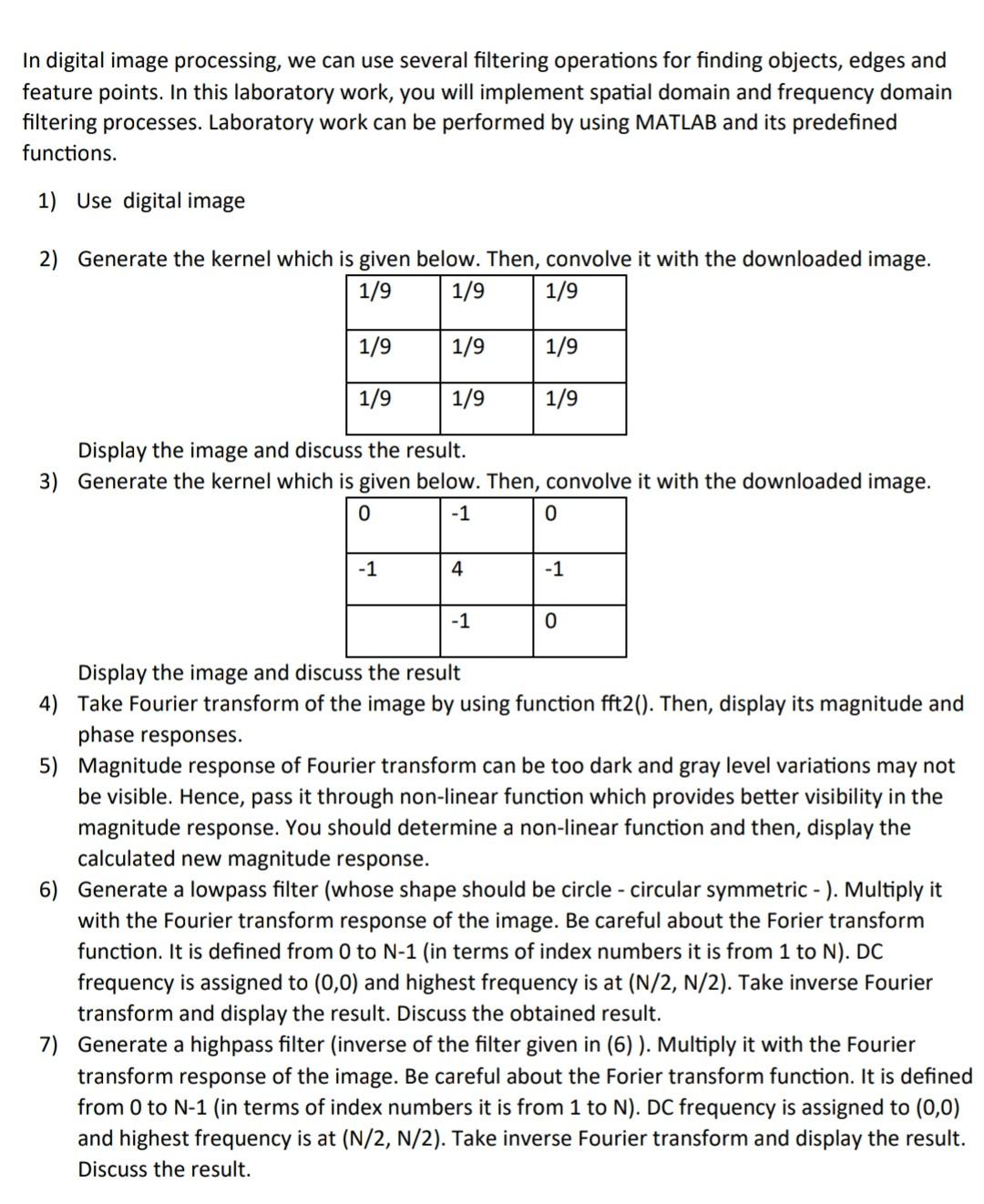 noisy image In digital image processing, we can use several filtering