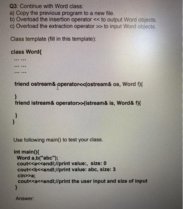 1 Welcome Guide #include using namespace std; class wordt private: string value;