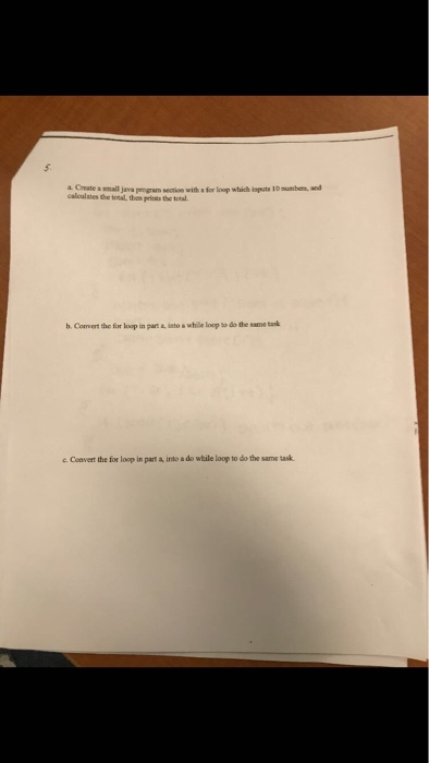  ASAP!!!!! Please a Crvate a small java program section with a