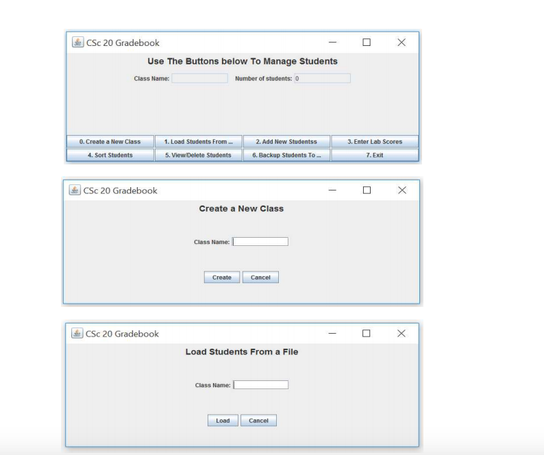 objective of this project is to practice using files of objects and