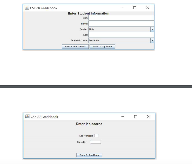 gain more experiences in developing interactive GUI using Java Swing and AWT