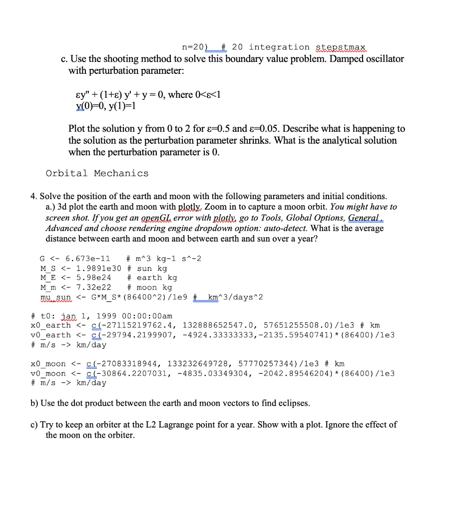 or rk4 sys to solve for the motion of the plane pendulum
