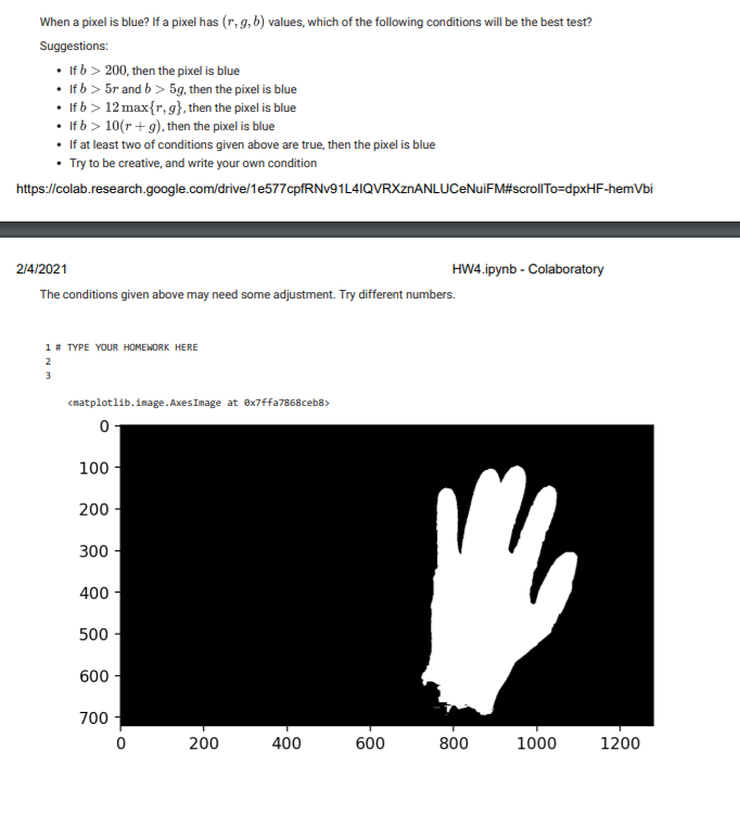 you use a thresholding technique to obtain the second image? Basically, this