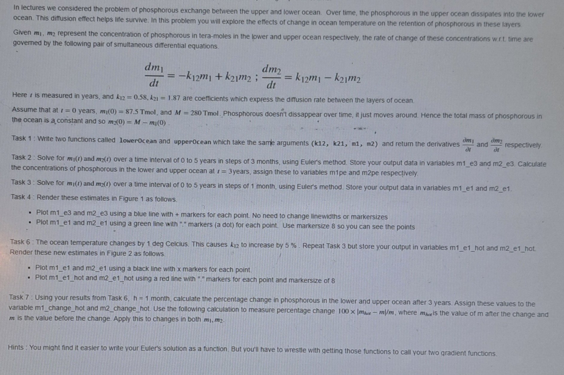  Please write a Matlab code as the solution to the following