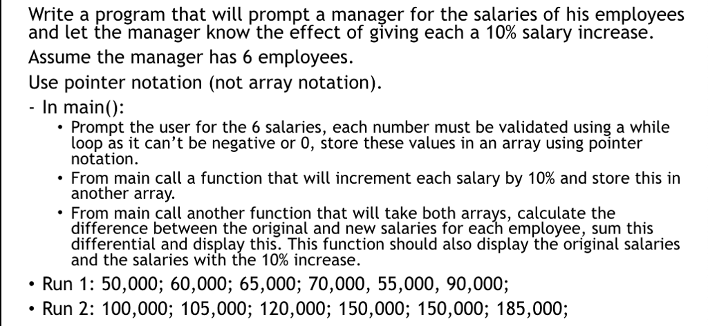 In C++. Thank you! Write a program that will prompt a