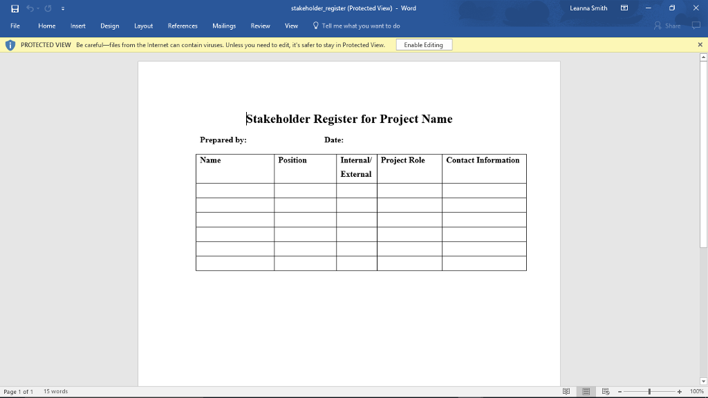 viruses. Unless you need to edit, it's safer to stay in Protected