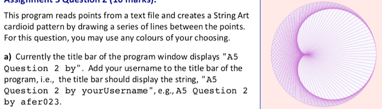 ignore question (a). (code that needs filling) from tkinter import * #-------------------------------------------