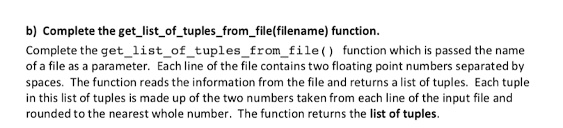 #------------------------------------------- # a) Makes one change to the main() function #------------------------------------------- def
