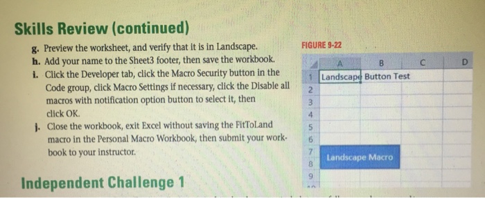 perform. c. Write out how the macro could be used in a