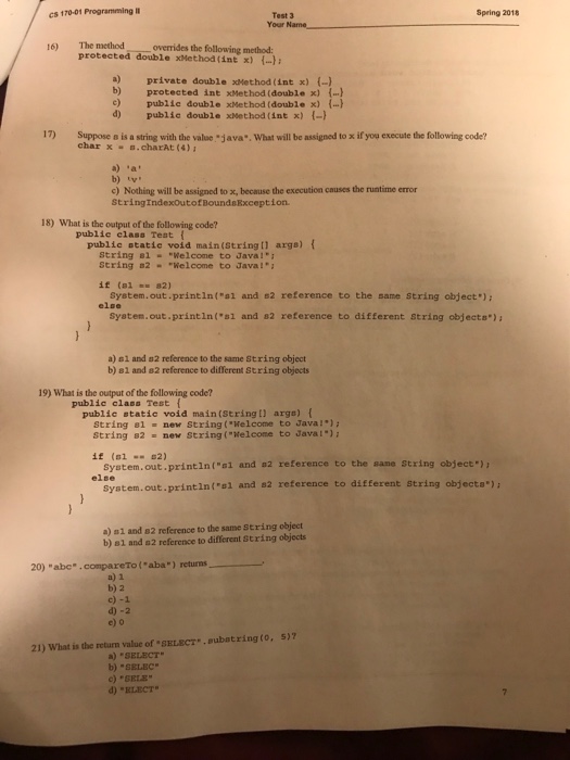 Both a) and e) e) Both b) and c) 13) when you