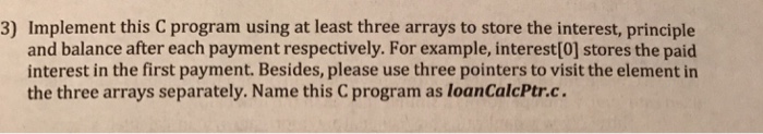 print a table of payment schedule for a fixed rate loan, which