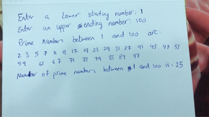  Using c++ simple loops Enter a Lower stading number Enbe an