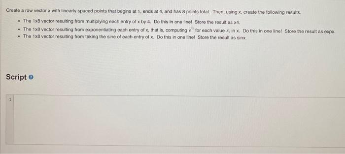 10, e?, In(5), 1] Here are a couple of things that will