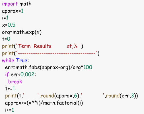 Iterative Methods Problem Statement In mathematics, functions can often be represented by