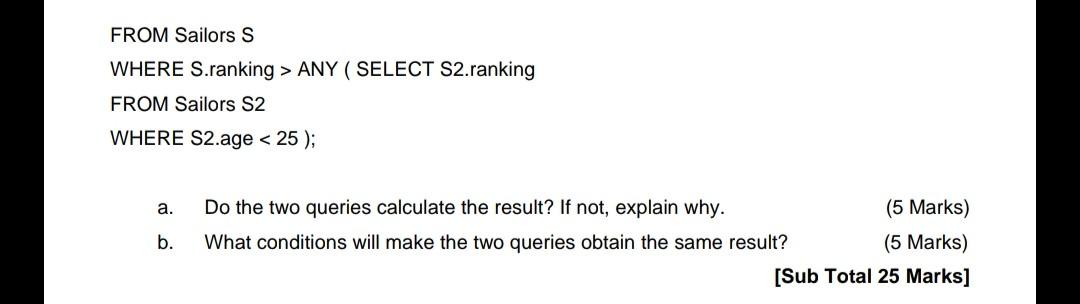 scenario and complete the question(s) that follow: Sailor Profession Sailors work in