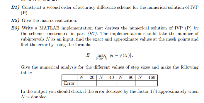 boundary conditions y" (t) + e-Bty' (t) + y(t) = 5e-2 2e-(B+2)t