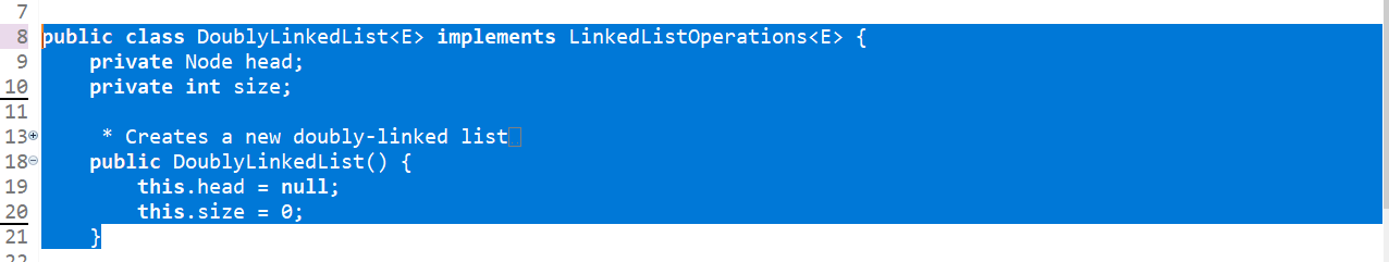 What would be a good test case for this? 7 8 public